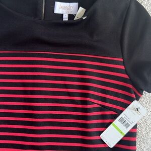 Dress by Laundry ❤️‍🔥 Black and Red Striped